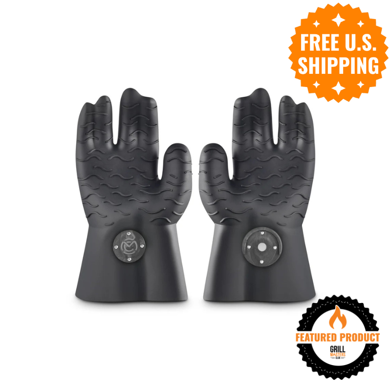 Grip, Wrap & Rest Bundle: Magnetic BBQ Gloves, 24" Butcher Paper & Meat Swadl Resting Blanket