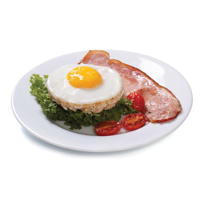 Flat Top Egg Rings, Non-Stick, Bun-Size 3.75" (Set of 2)