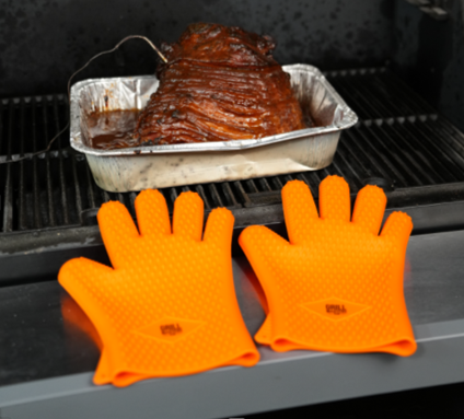 Never Quit Smoking Bundle: Grill Scraper + Smoke Box + Apple & Hickory Wood Chips + BBQ Gloves