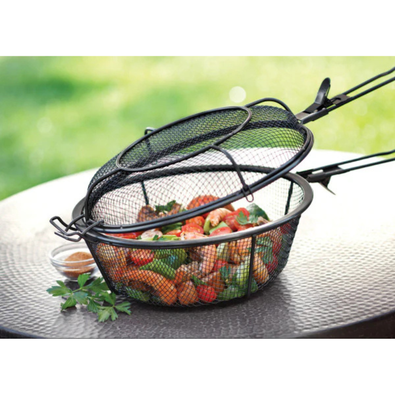 Jumbo 11" Outdoor 3-in-1 Grill Basket & Skillet by Outset