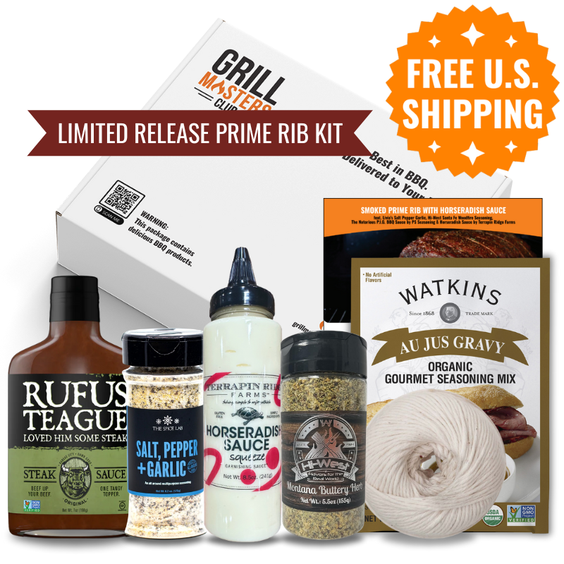 Ultimate Prime Rib Kit: Seasonings, Sauces, Au Jus, Butcher's Twine + Recipes | Limited Release Bundle