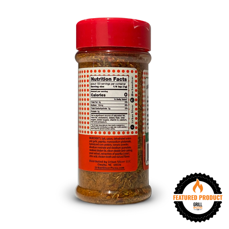Red Pizza Mojo Seasoning by Urban Slicer Pizza Worx (5.7 oz)