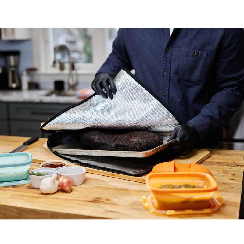 Baller Brisket Accessory Bundle: Prep Tub, Resting Blanket, Butcher Paper, Tallow + More