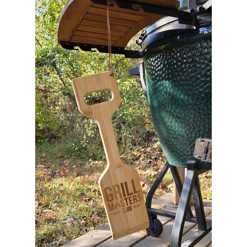 Grill Masters Club Bamboo Grill Scraper - Bristle-Free Wooden Grate Cleaner