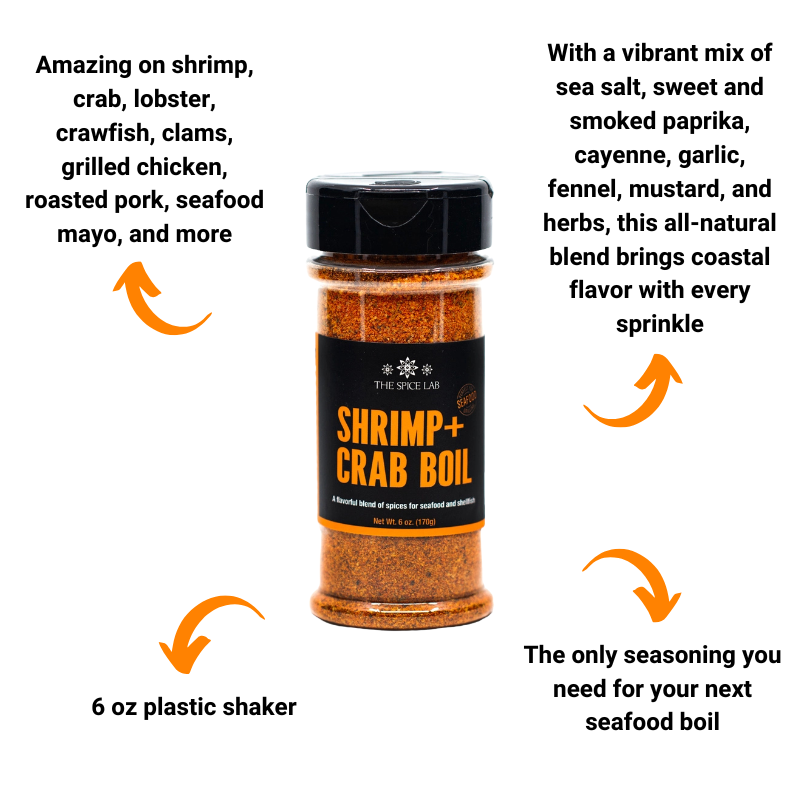 Shrimp + Crab Boil Seasoning by The Spice Lab (6 oz)
