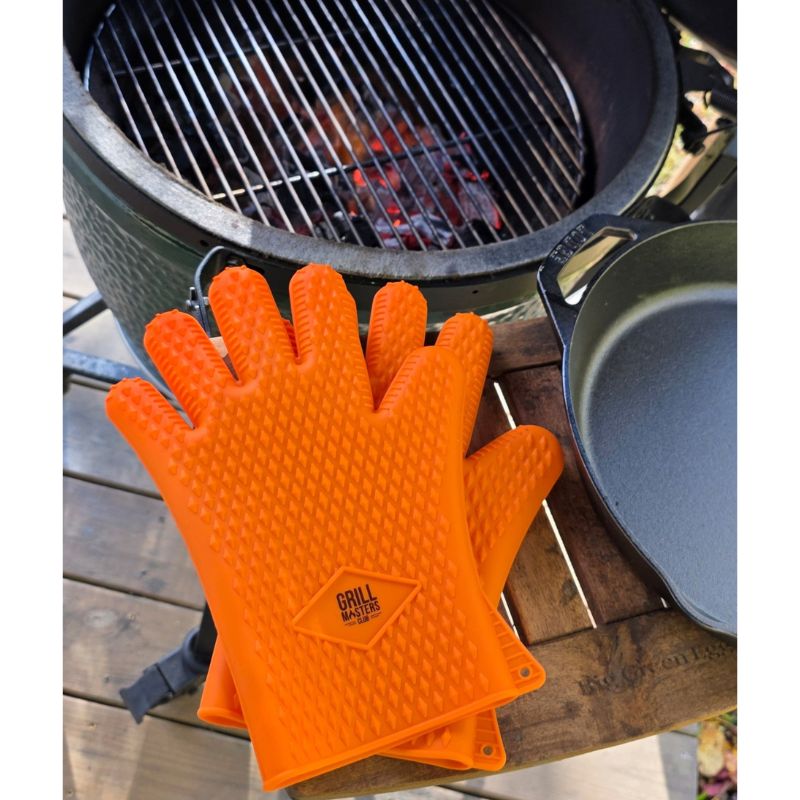 Never Quit Smoking Bundle: Grill Scraper + Smoke Box + Apple & Hickory Wood Chips + BBQ Gloves