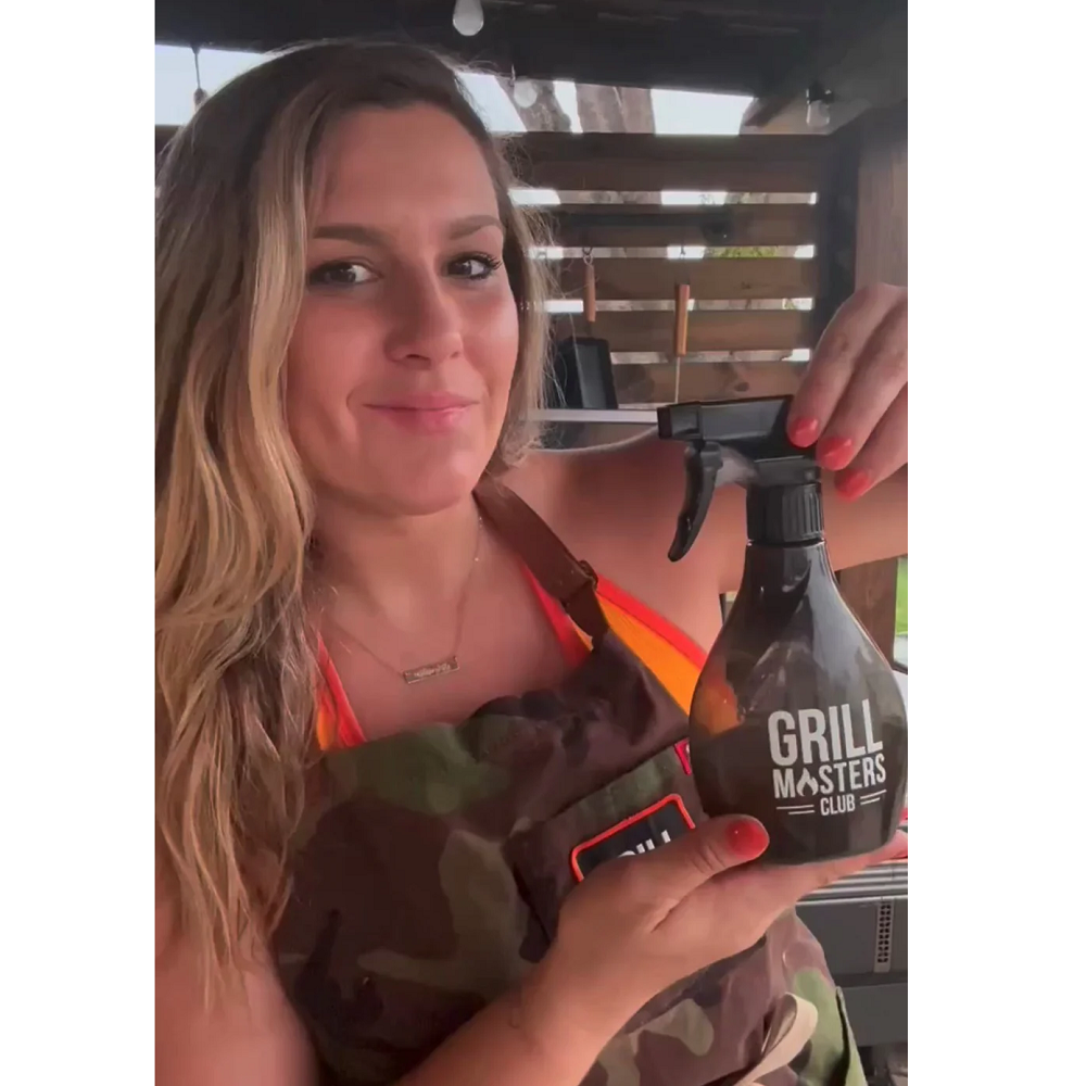 "Fiddle With The Griddle" Bundle: Reversible Cast Iron Griddle, Spatula, Burger Press, Spray Bottle & More