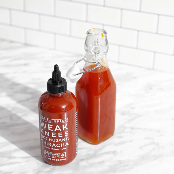 Super Spicy Weak Knees Gochujang Sriracha by Bushwick Kitchen (10.5 oz)