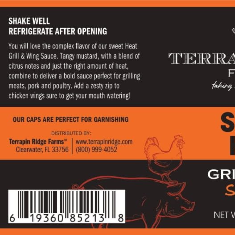 Sweet Heat Grill & Wing Squeeze by Terrapin Ridge Farms (16 oz)