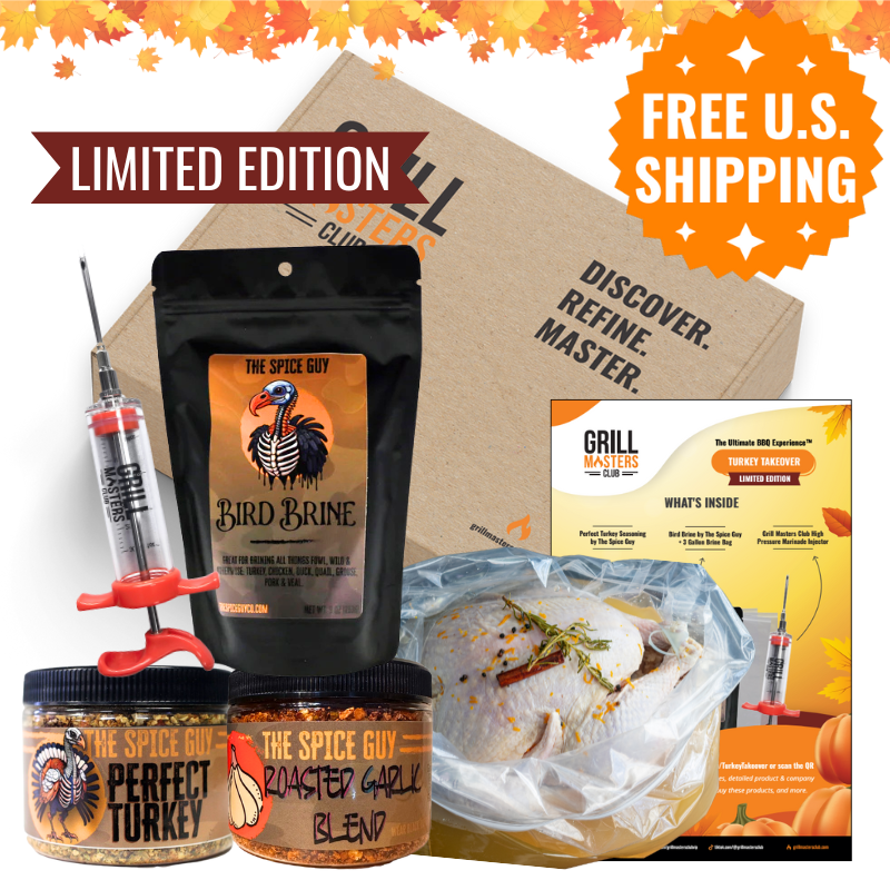 Limited Edition "Turkey Takeover" Thanksgiving Box: Brine Kit + Injector + Seasonings + Recipes