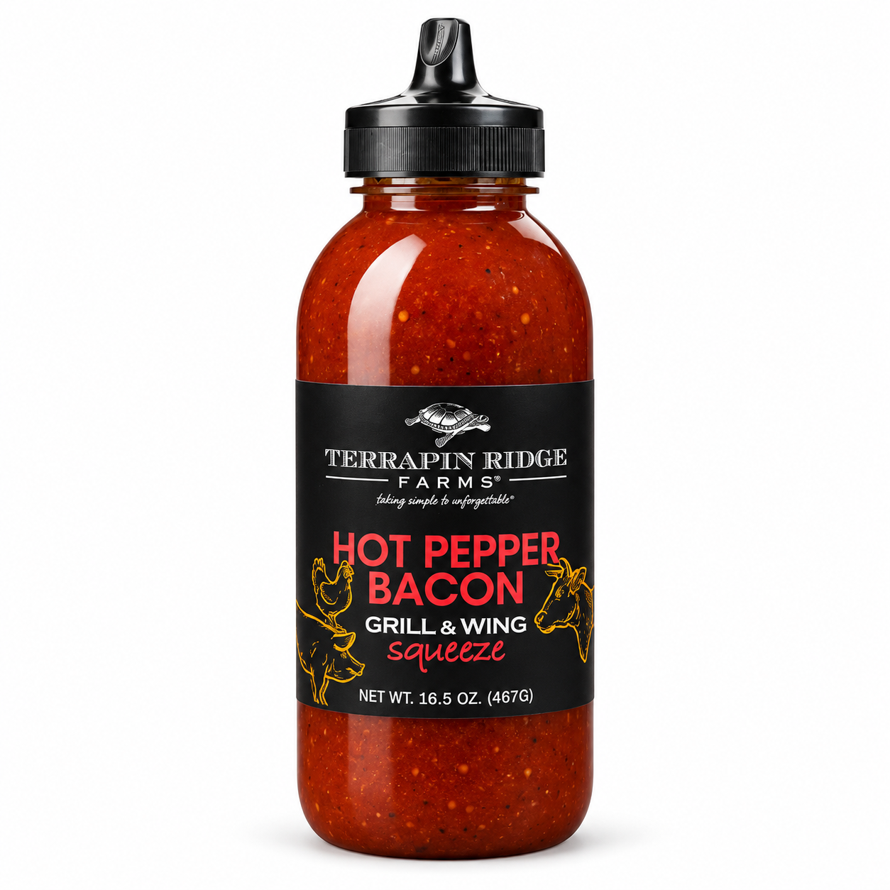 Hot Pepper Bacon Grill & Wing Squeeze by Terrapin Ridge Farms (16.5 oz)
