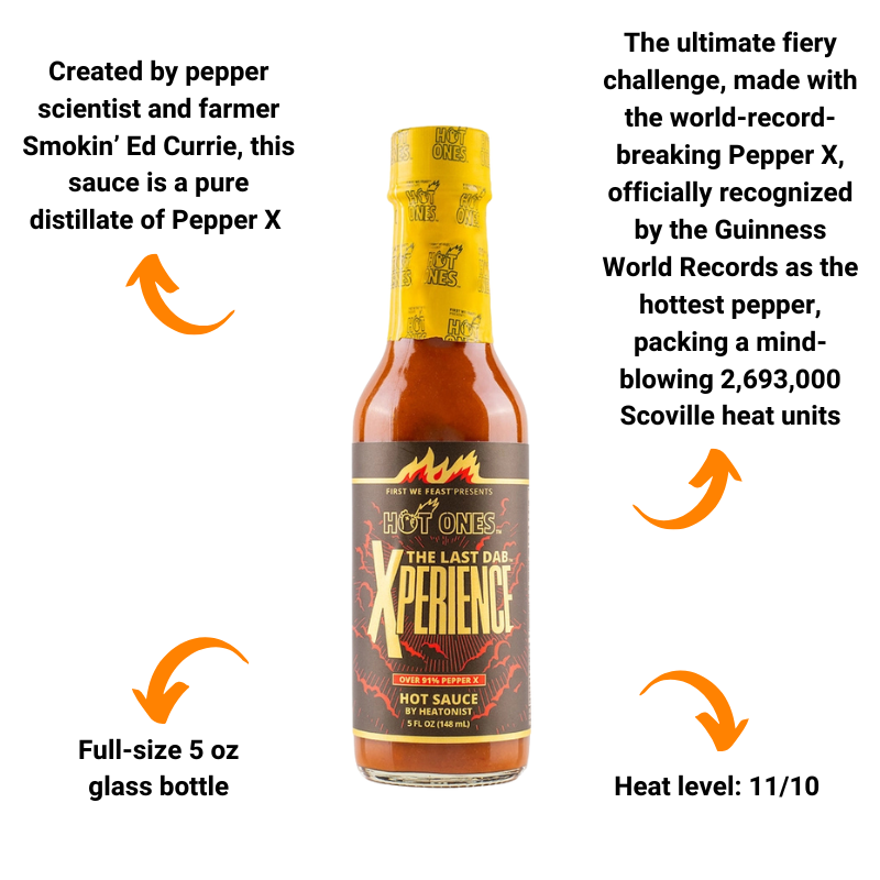 The Last Dab Xperience Hot Sauce by Hot Ones Infographic
