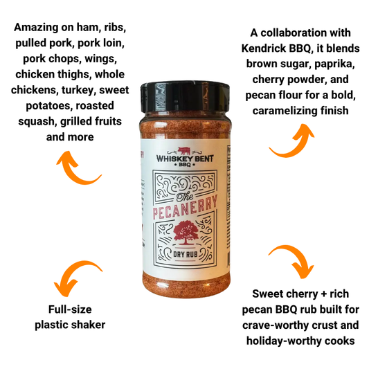 The Pecannery Rub by Whiskey Bent BBQ - Pecan Cherry Rub