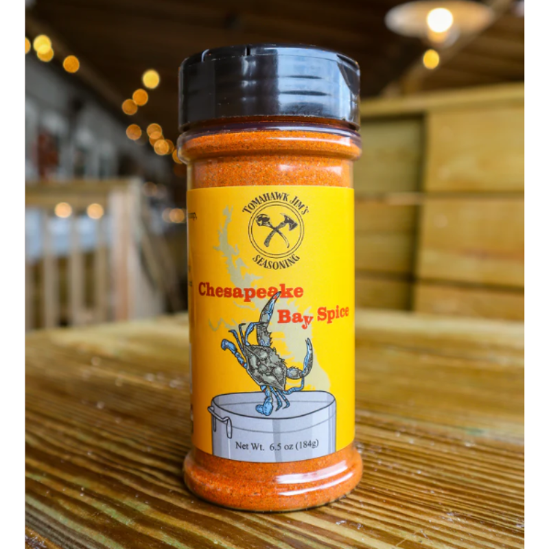 Tomahawk Jim’s Chesapeake Bay Spice (6.5 oz) - Maryland Seafood Rub