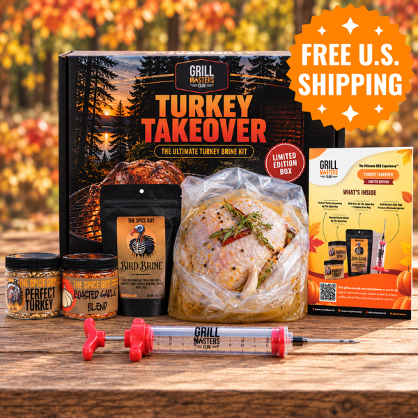 Turkey Takeover Box: Brine Kit + Injector + Seasonings + Recipes