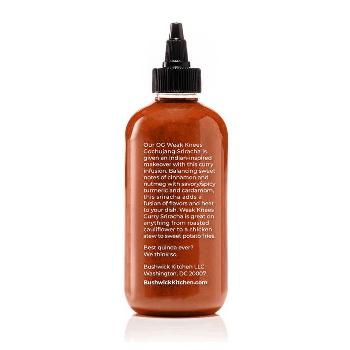 Weak Knees Sriracha 2-Pack: Super Spicy Gochujang + Curry