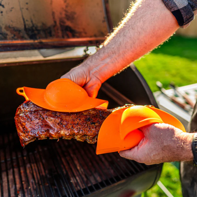 Midnight Smoker Bundle: LED Tongs & Spatula + Grill Light + Grill Mitts
