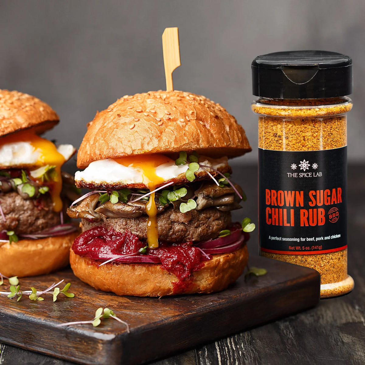 Brown Sugar Chili Rub by The Spice Lab (5 oz)