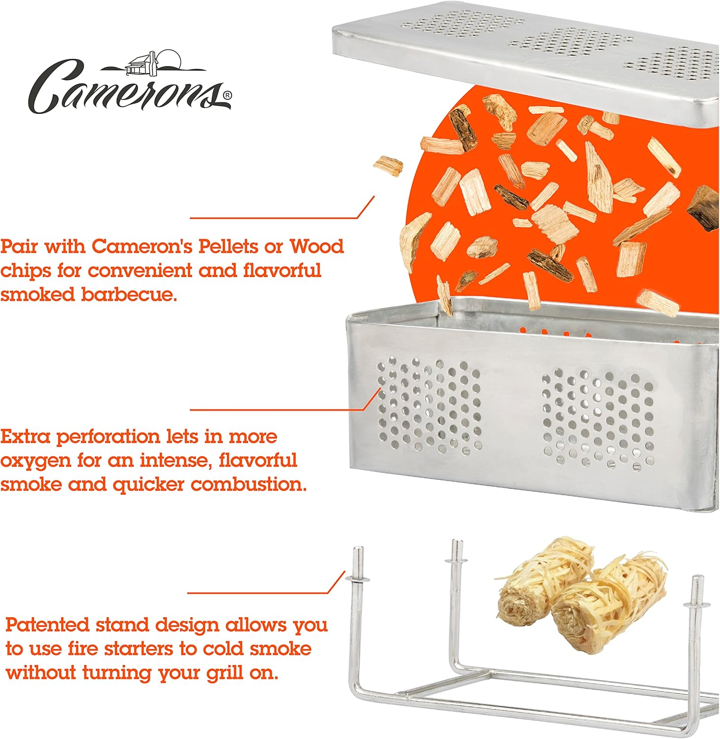 The Flip Professional Smoke Box by Camerons Products for Hot & Cold Smoking