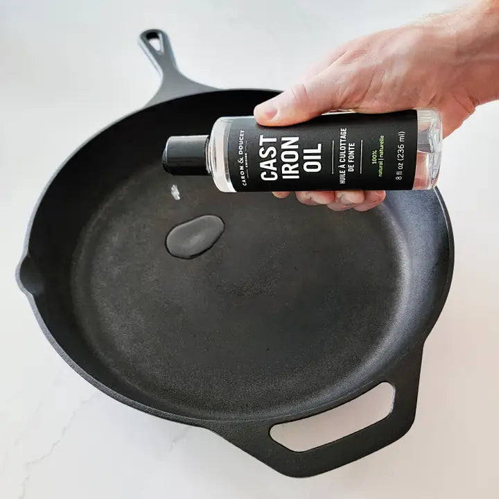 Ultimate Cast Iron Care Set: Soap, Scrub & Oil (3 Pack) - 100% Natural