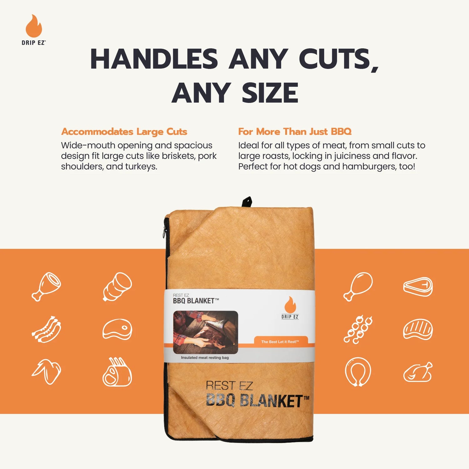 Baller Brisket Accessory Bundle: Prep Tub, Resting Blanket, Butcher Paper, Tallow + More
