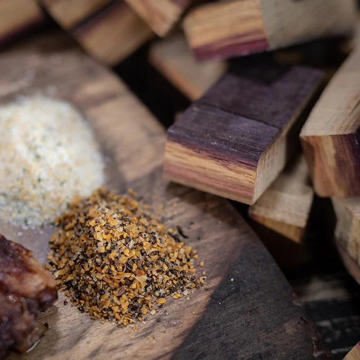 Premium Bourbon & Red Wine Barrel BBQ Smoking Wood Chunks by Midwest Barrel Co. (4 lb Bundle)
