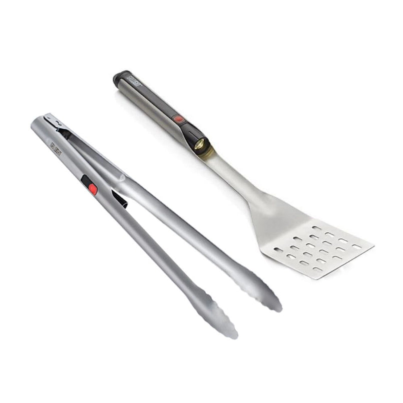 2-Piece LED Spatula & Smart Tongs Gift Set by Grillight