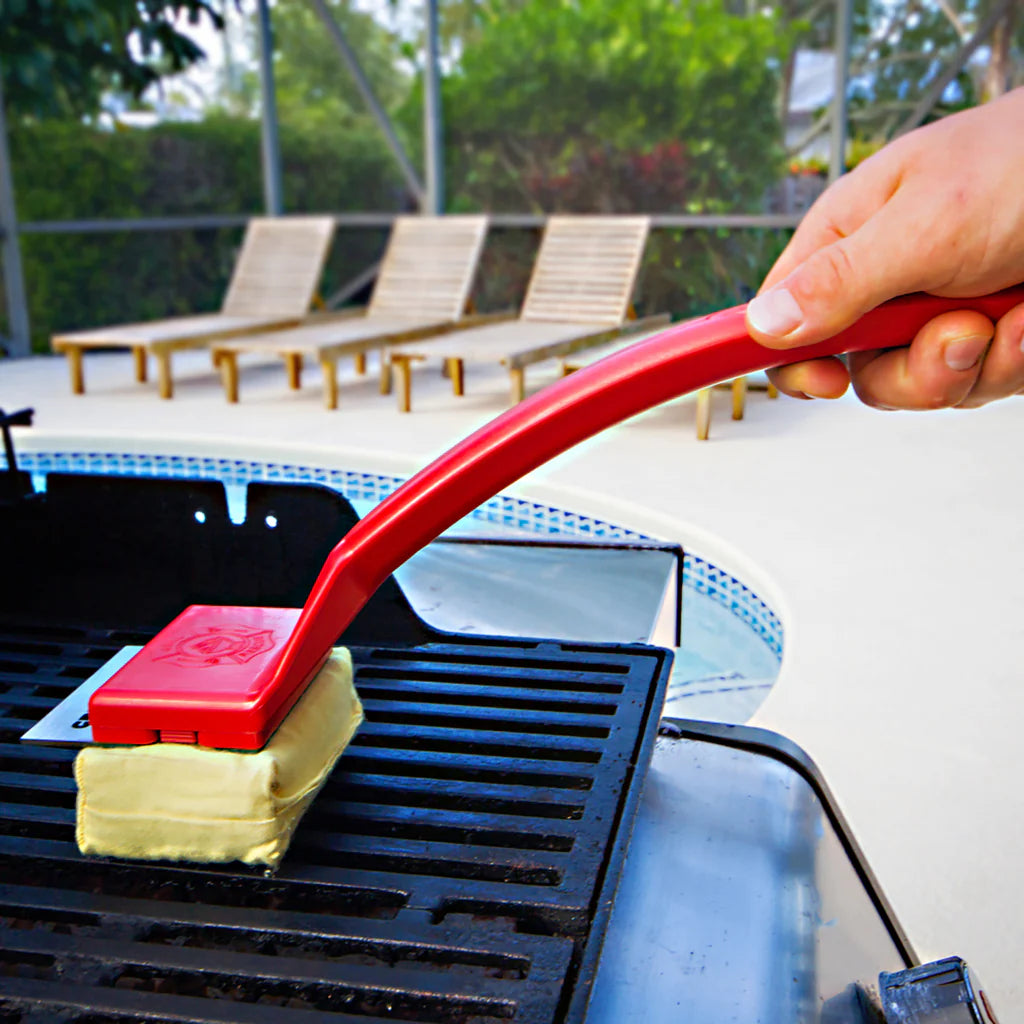 Multi-tasker BBQ Essentials Bundle: Resting Blanket + Grilling Gloves + Grill Rescue Grill Brush