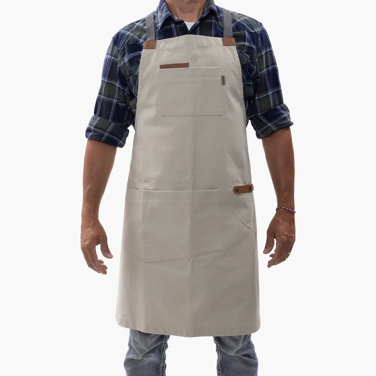 Premium Canvas & Leather Grilling Apron by Barebones