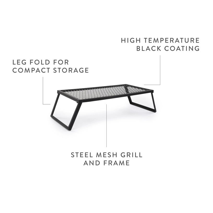 Heavy Duty Open Fire Grill Grate by Barebones - Rectangular