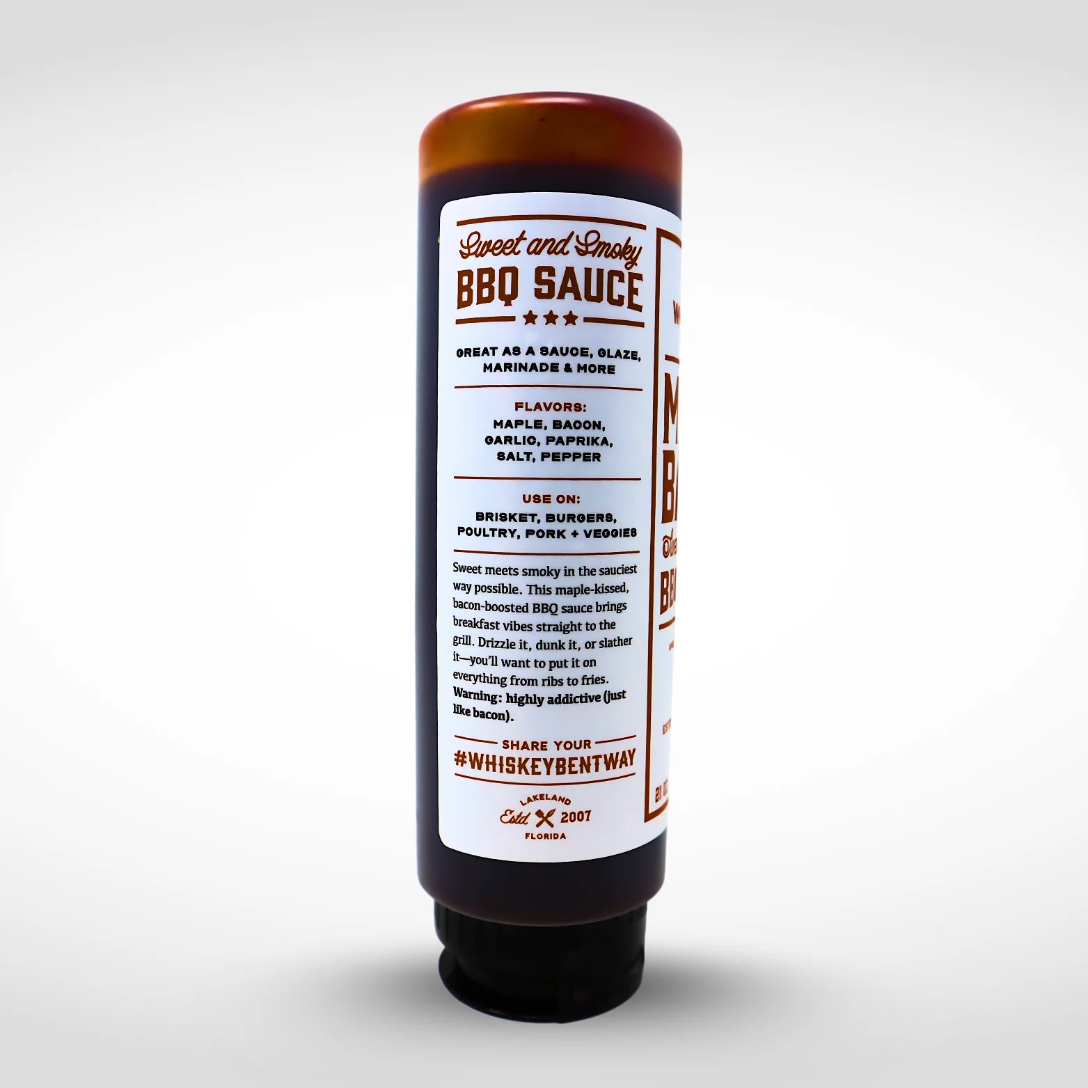 Maple Bacon BBQ Sauce by Whiskey Bent BBQ (15 oz)