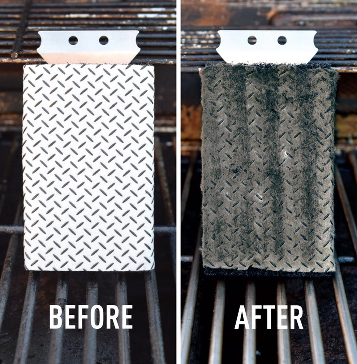 Q-Swiper® BBQ Grill Cleaner & Scraper + 25-Pack of Moist Q-Swiper® Cleaning Wipes by Proud Grill