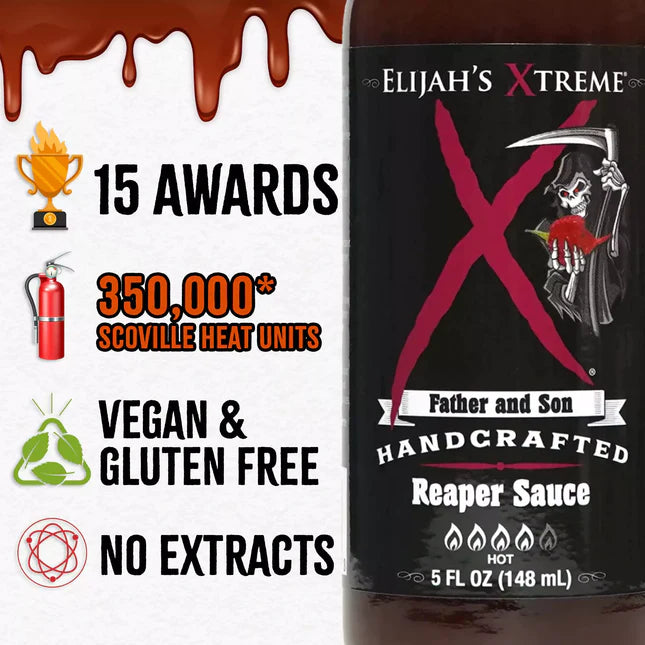 Reaper Hot Sauce by Elijah's Xtreme (5 oz)