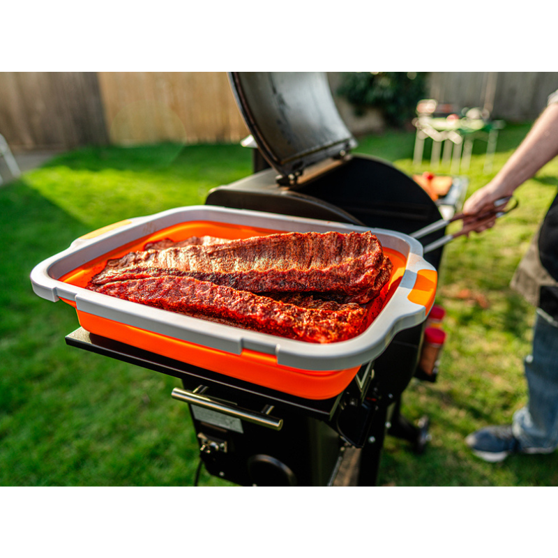 2-Pack: XL & Jr BBQ Prep Tubs by Drip EZ